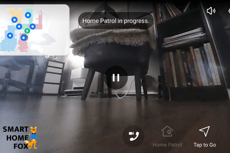 In der Ecovacs Deebot T9 AIVI App sieht man über die Video-Manager-Funktion live Bilder von der Umgebung.